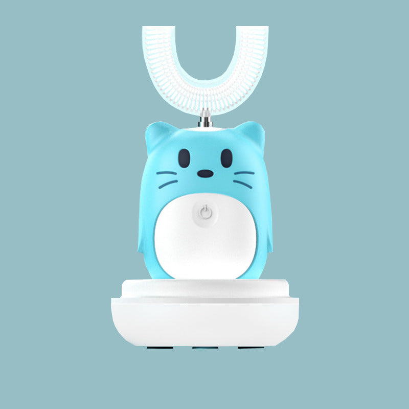 Smart Ultrasonic Children's Electric Toothbrush Automatic Cleaning U-shaped Toothbrush Portable Baby Products Smart Ultrasonic Children's Electric Toothbrush Automatic Cleaning U-shaped Toothbrush Portable Baby Products